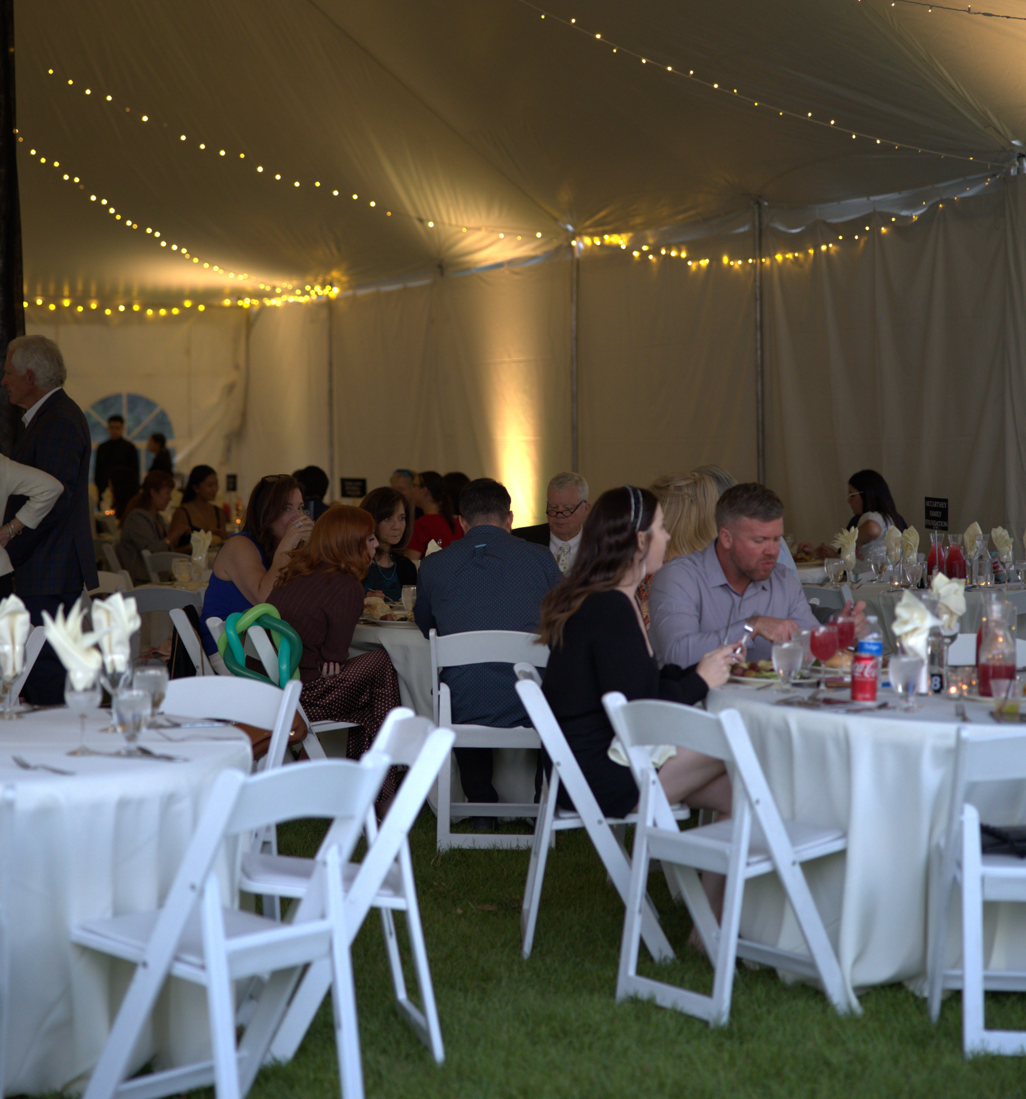 Tent Party Eating