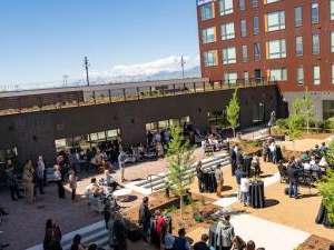  Ribbon-cutting ceremony officially opens the SPARK Apartments on North Temple