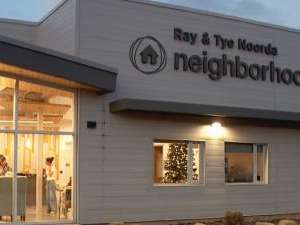 Neighborhood House Building Giving Thanks Meal