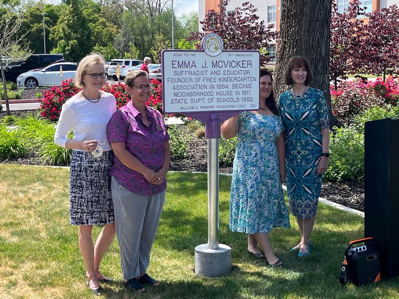 New Plaque to honor Emma McVicker