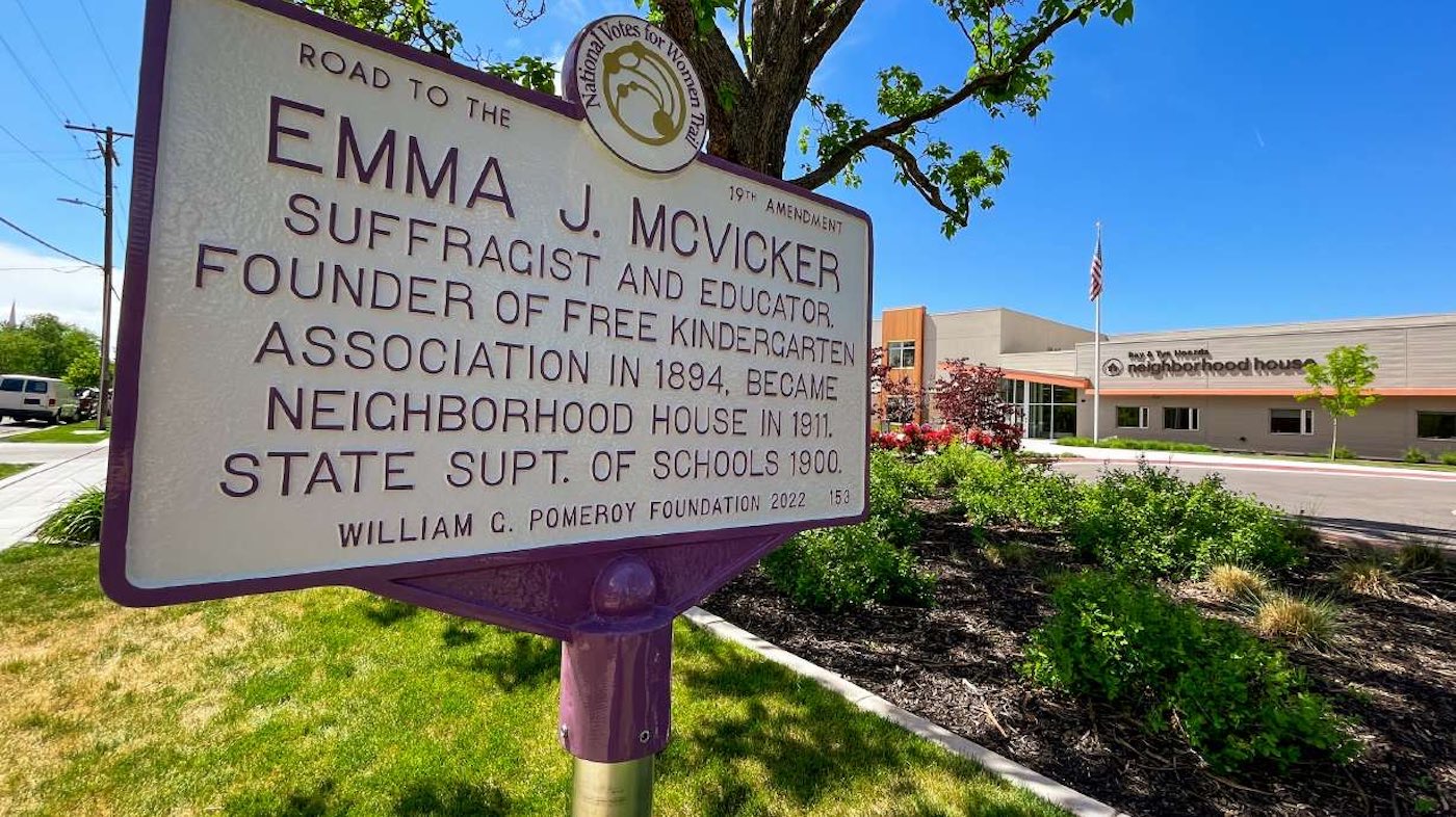 New National Marker at Neighborhood House